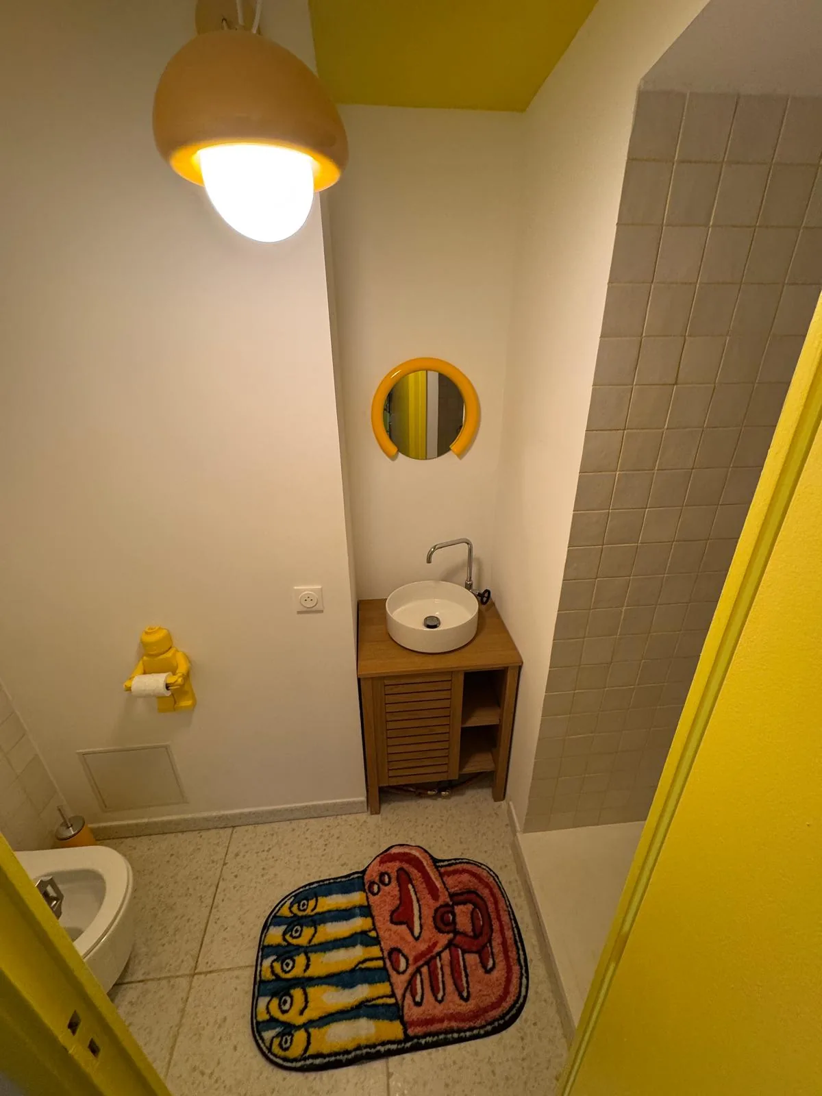 Salle d'eau de la Chambre Jaune